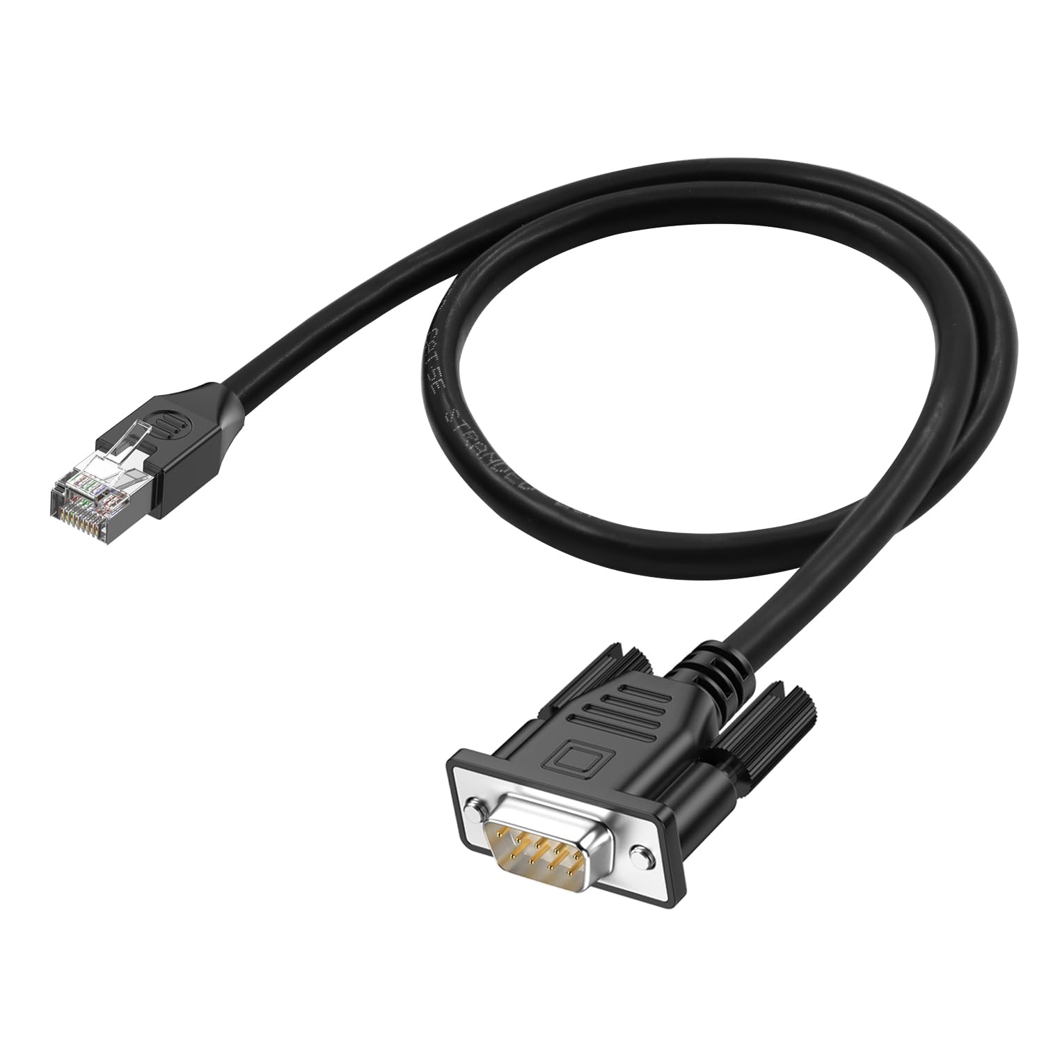 RJ45 to DB9 Cable RJ45 Male to DB9 9-Pin Male RS232 Serial